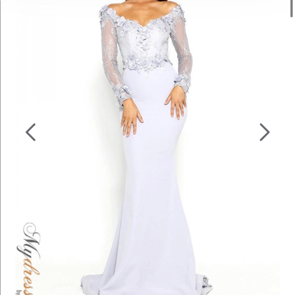 Long sleeve formal dress